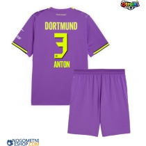Otroški Nogometni dresi Borussia Dortmund Waldemar Anton #3 Tretji 2026-27 Kratek Rokav (+ Kratke hlače)